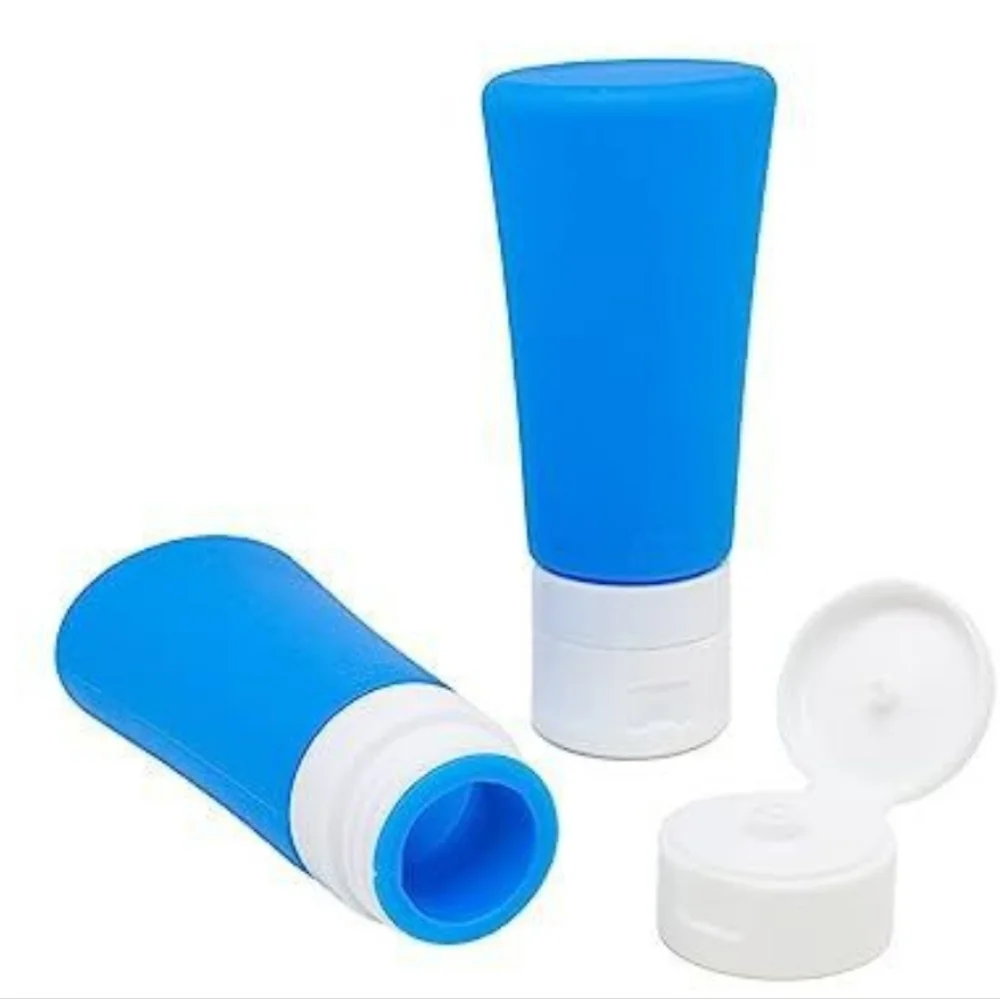 FREE W/ ANY PURCHESE~ Up & Up Silicone Travel Bottles 3 oz- Hair Products NWT